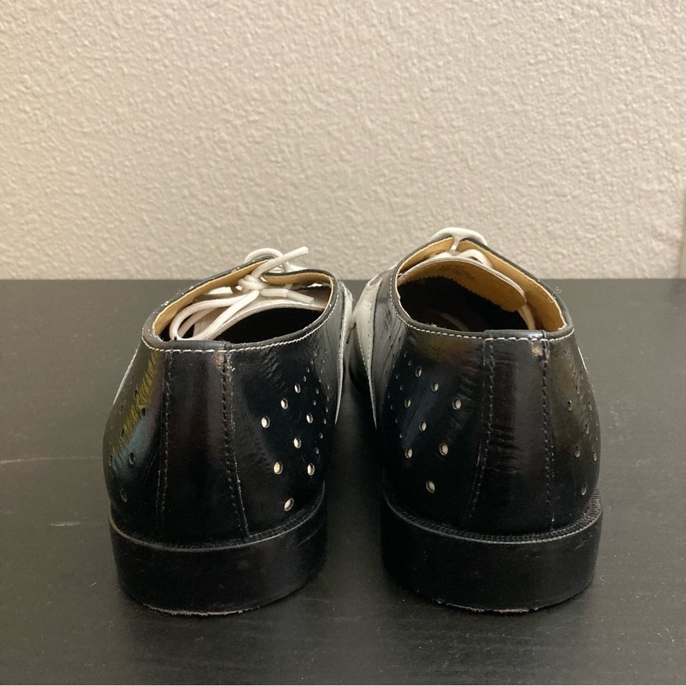 Liberty Enzo Oxford Shoes - Black/White - Size 5 - Picture 3 of 6